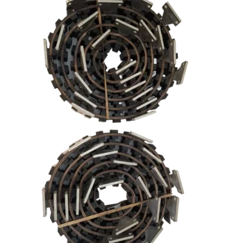 24X Split Drive Belt Set with Overlap, Stainless Steel